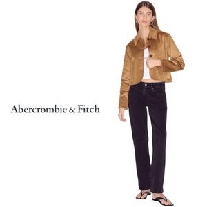 Abercrombie The Boot Low Rise Bootcut Jeans Black NWT 14